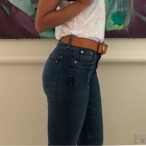 rag & bone Women's Blue Skinny Jeans